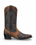 Lone Star Bota Vaquera Midi en Piel Café para Dama